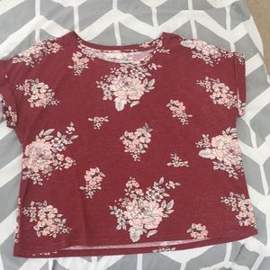 🥀 Aeropostale floral crop top